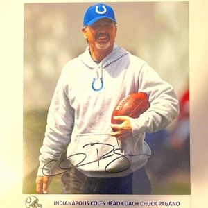 *Chuck Pagano* 8”x10” signed photograph